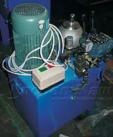 Гидравлическая станция с азотным гидроаккумулятором для управления приводом